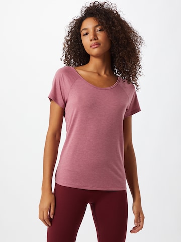 Marika - Camisa funcionais 'Scrunch' em rosa: frente