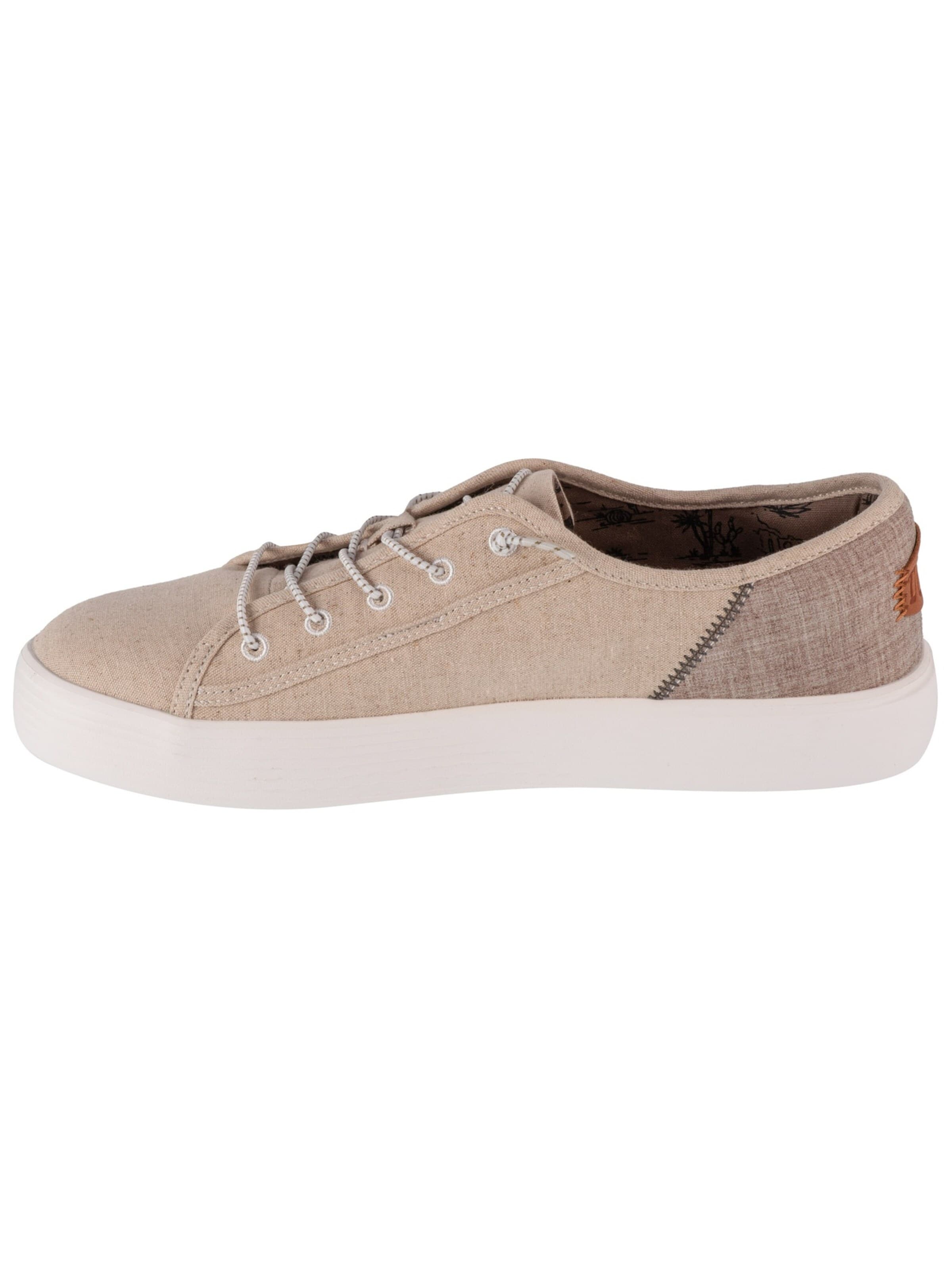 HEY DUDE Moccasin 'Hey Dude Craft Linen' in Beige: front
