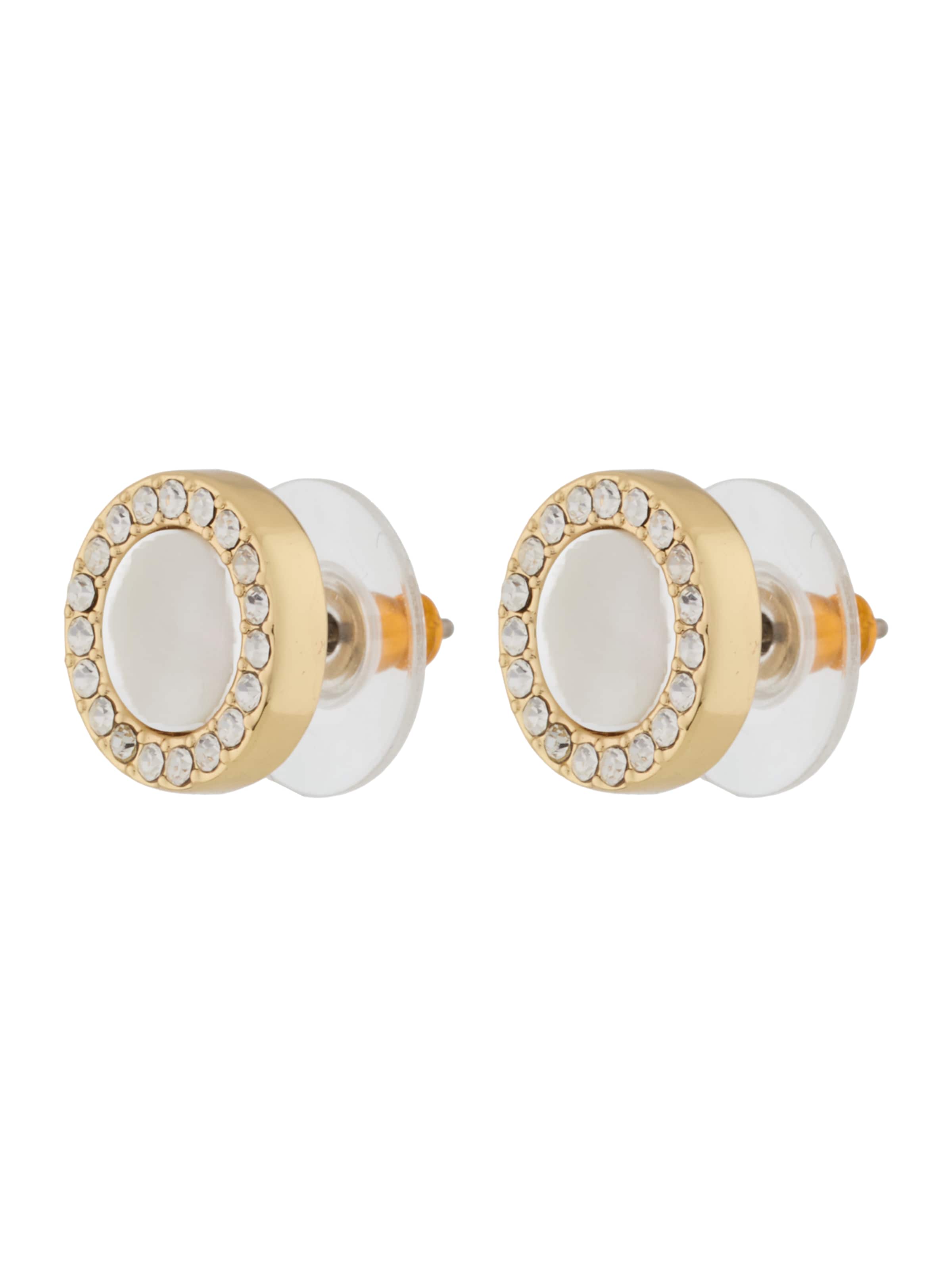 DKNY Pendientes en oro / transparente / blanco perla, Vista del producto