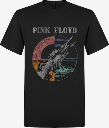 T-Shirt 'Pink Floyd - Pink Floyd - Wish you were Distressed t-shirt' Pink Floyd en noir : devant