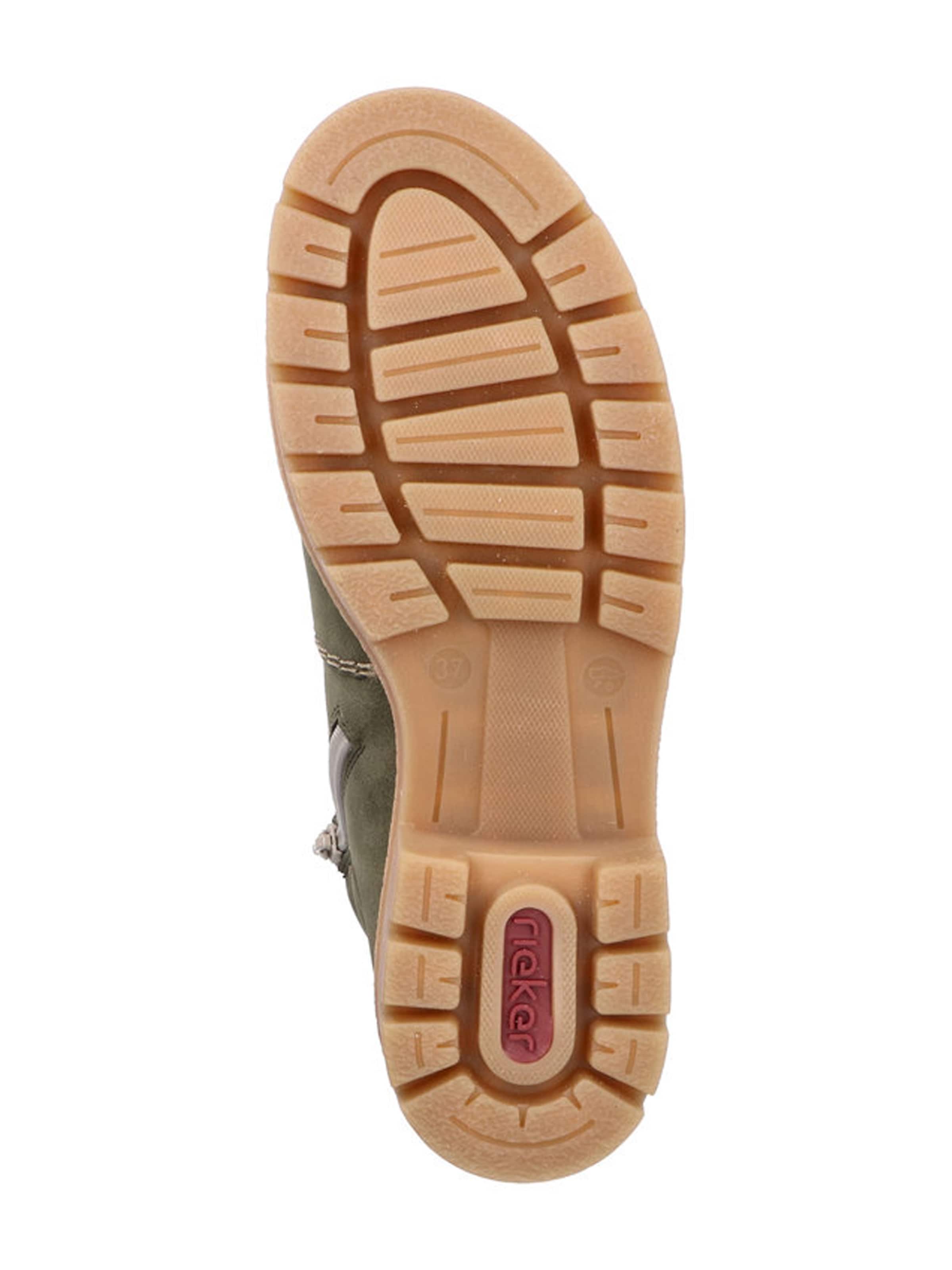 Rieker Ботинки на шнуровке в Зеленый