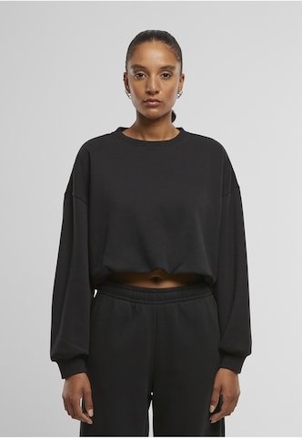 Sweat-shirt Urban Classics en noir : devant