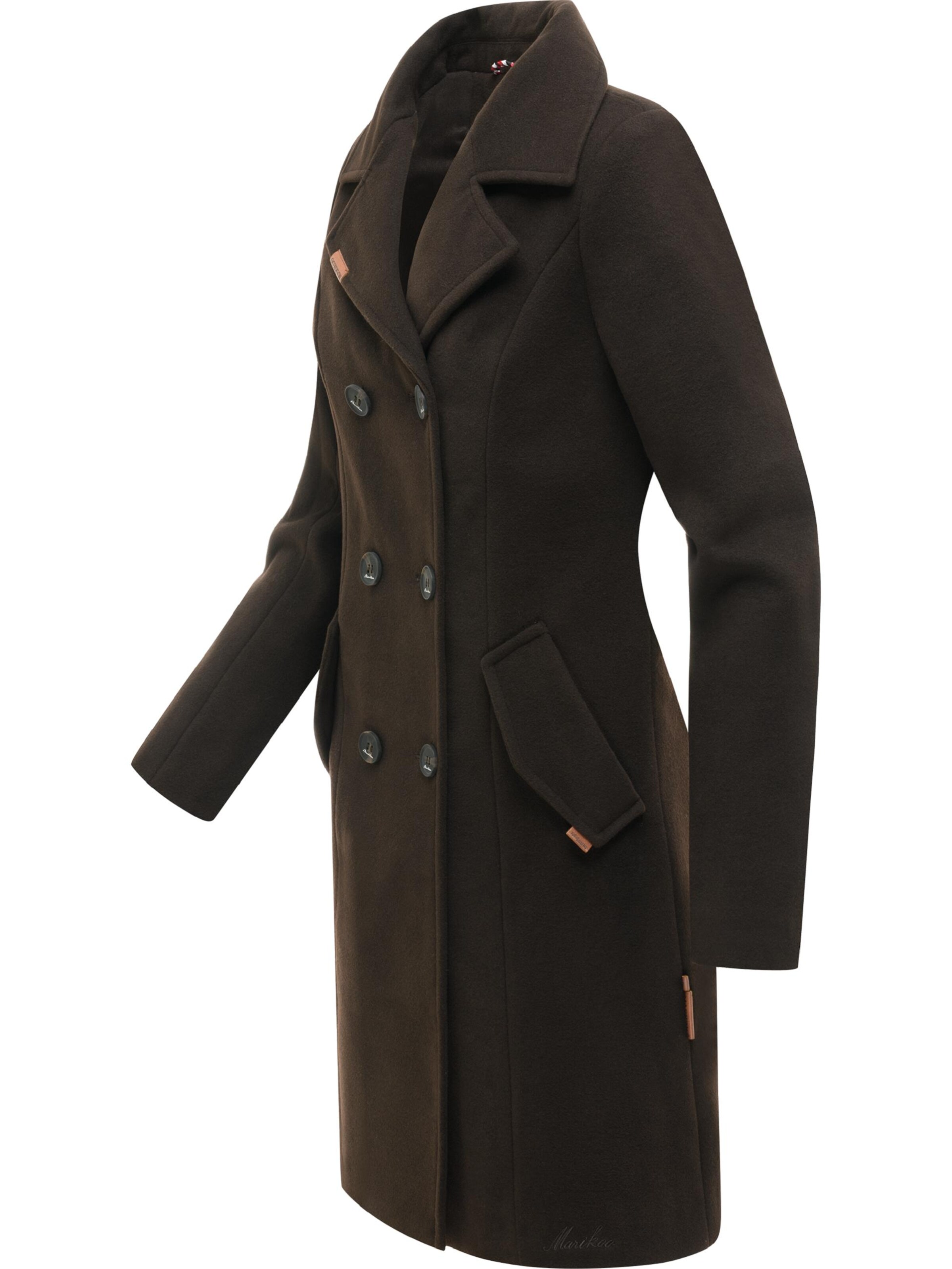 MARIKOO Between-seasons coat in Brown