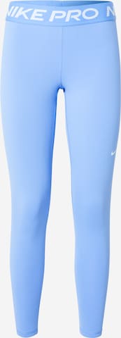 Pantalon de sport 'Pro' NIKE en bleu : devant