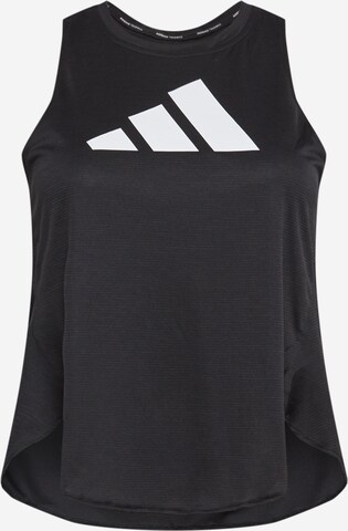 ADIDAS PERFORMANCE Sporttop in Schwarz: predná strana