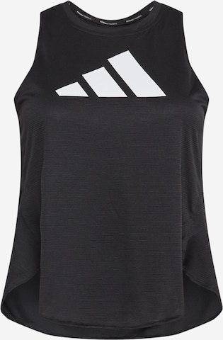 Haut de sport ADIDAS PERFORMANCE en noir : devant