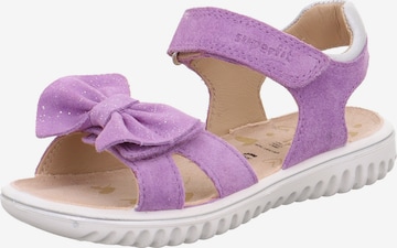 SUPERFIT Sandals in Purple: front