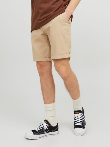 JACK & JONES regular Bukser i beige