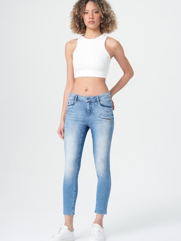 M.O.D MIRACLE OF DENIM Skinny Jeans in Blue: front