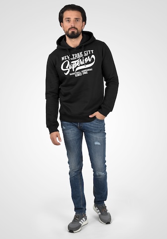 INDICODE JEANS Hoodie 'Galileri' in Schwarz