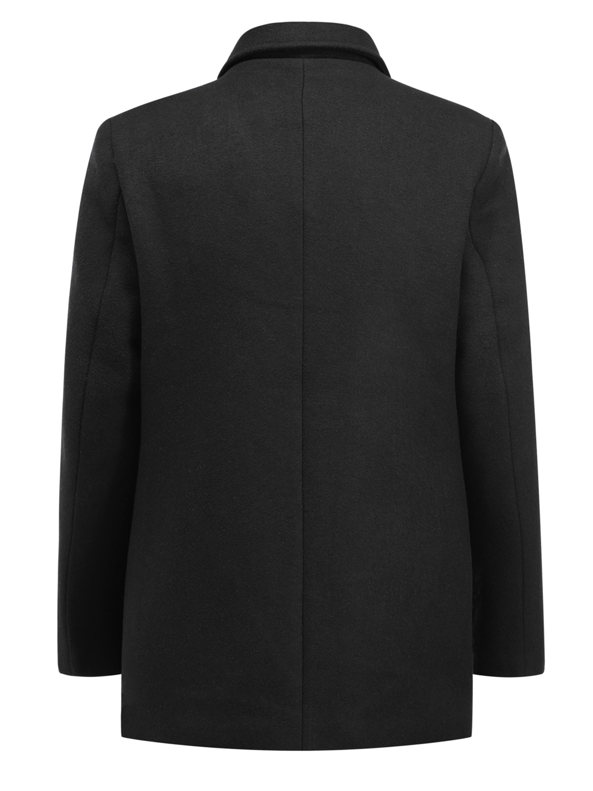 ALLTHEMEN Wintermantel 'Raureif'‌ in Schwarz