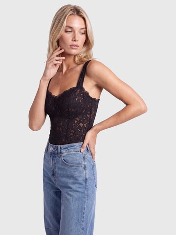 APART Corsage in Schwarz