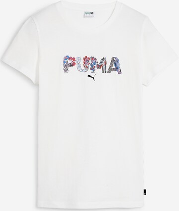 Tricou de la PUMA pe alb: față