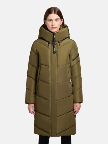 Manteau d’hiver 'Jange-YM' khujo en vert : devant