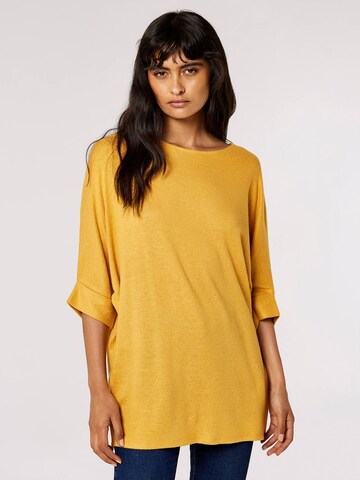 Apricot Tunic in Yellow: front