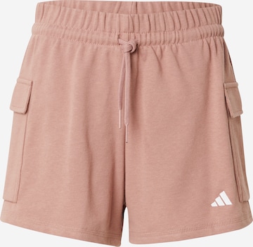 ADIDAS SPORTSWEAR Спортивные штаны 'Essentials' в Ярко-розовый: спереди