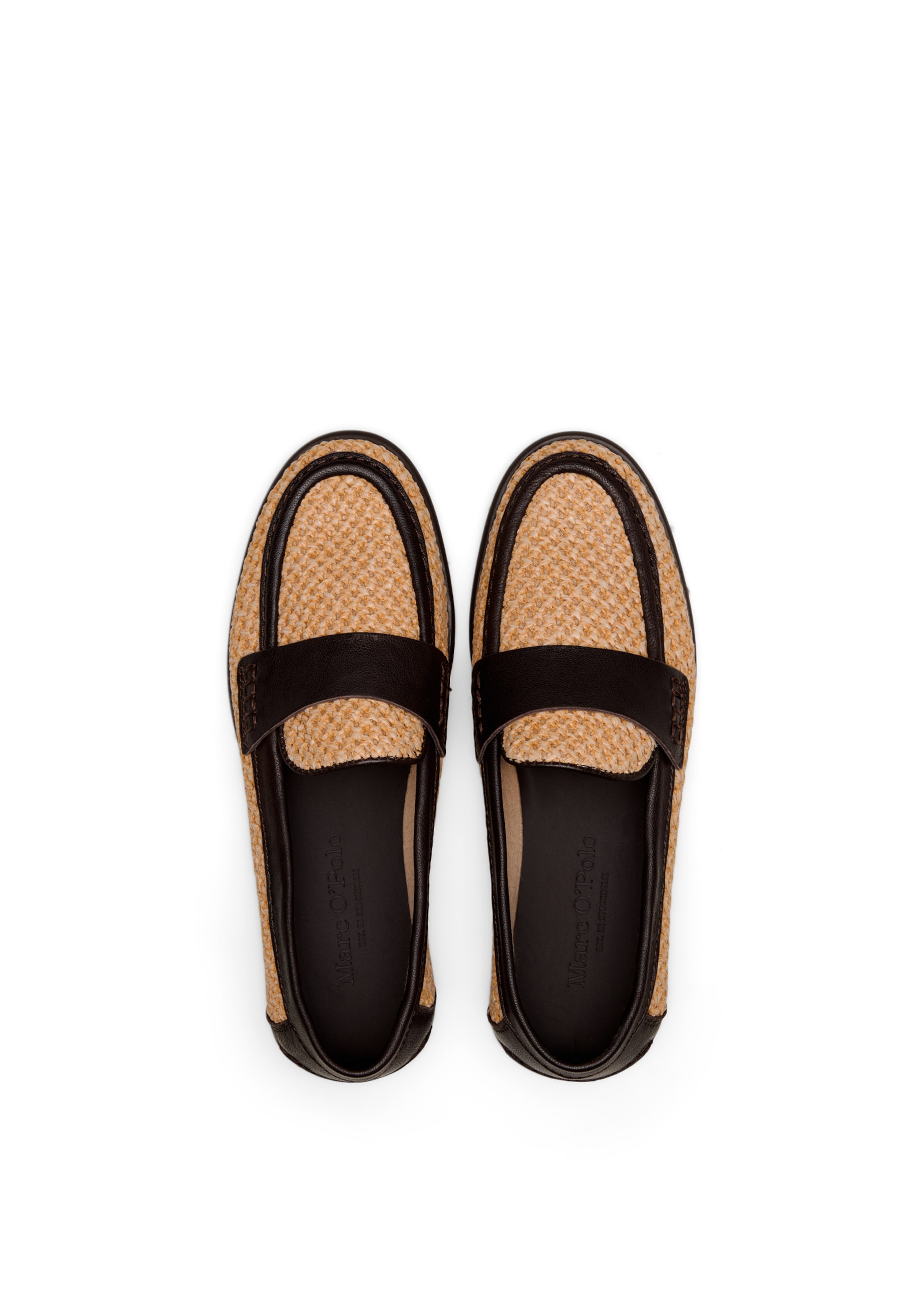 Marc O'Polo Instappers 'Fiona' in Bruin