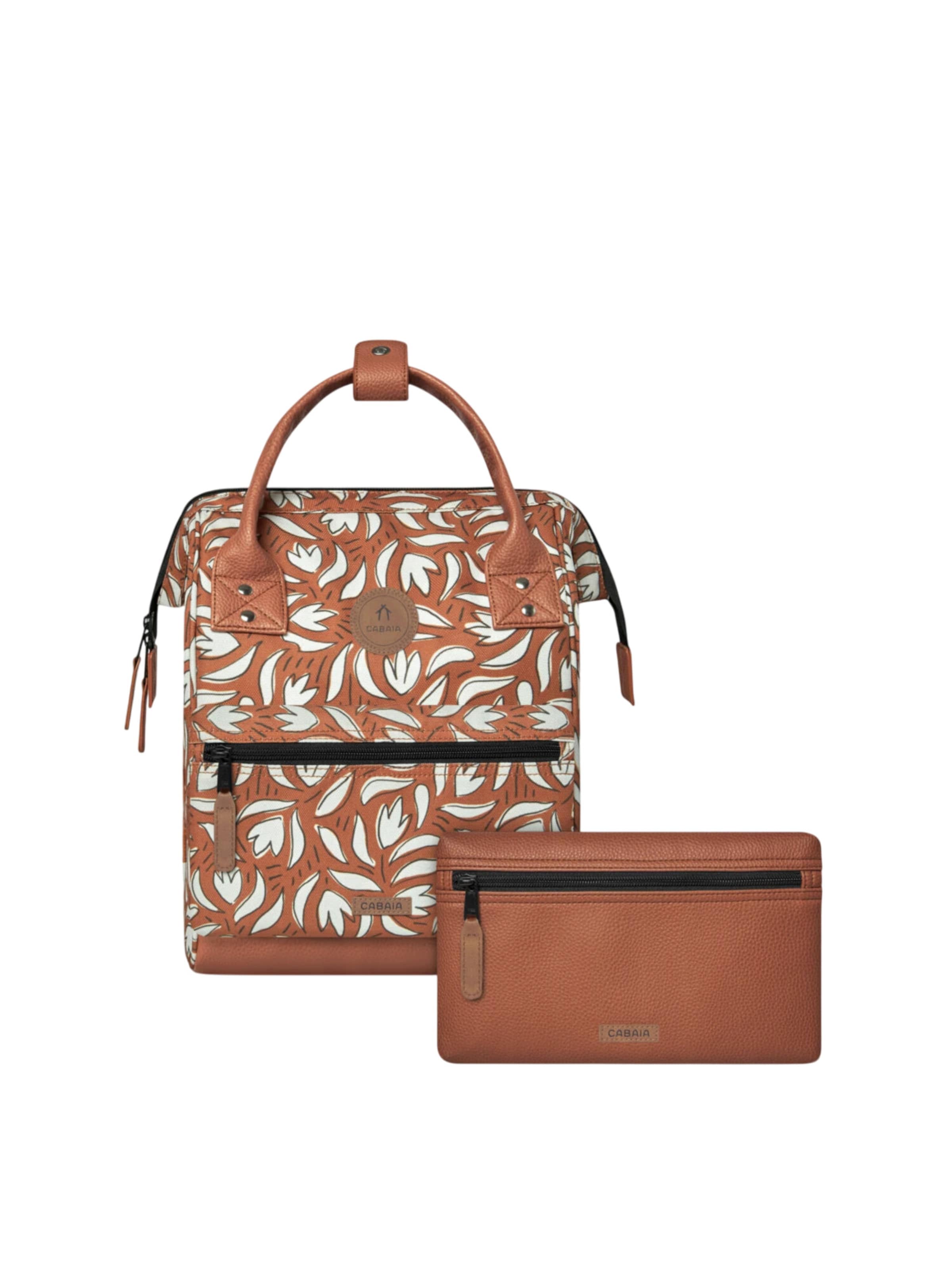 Cabaia Backpack 'Sumatra S' in Beige: front