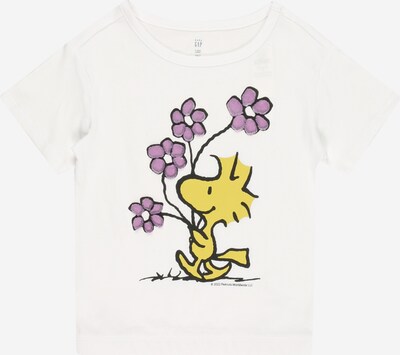 GAP T-shirt i gul / lila / svart / off-white, Produktvy