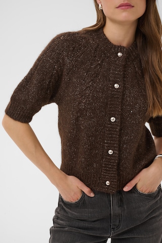 Cardigan 'Cionia' Kaffe en marron