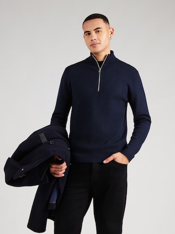 Lindbergh Trui in Blauw: voorkant