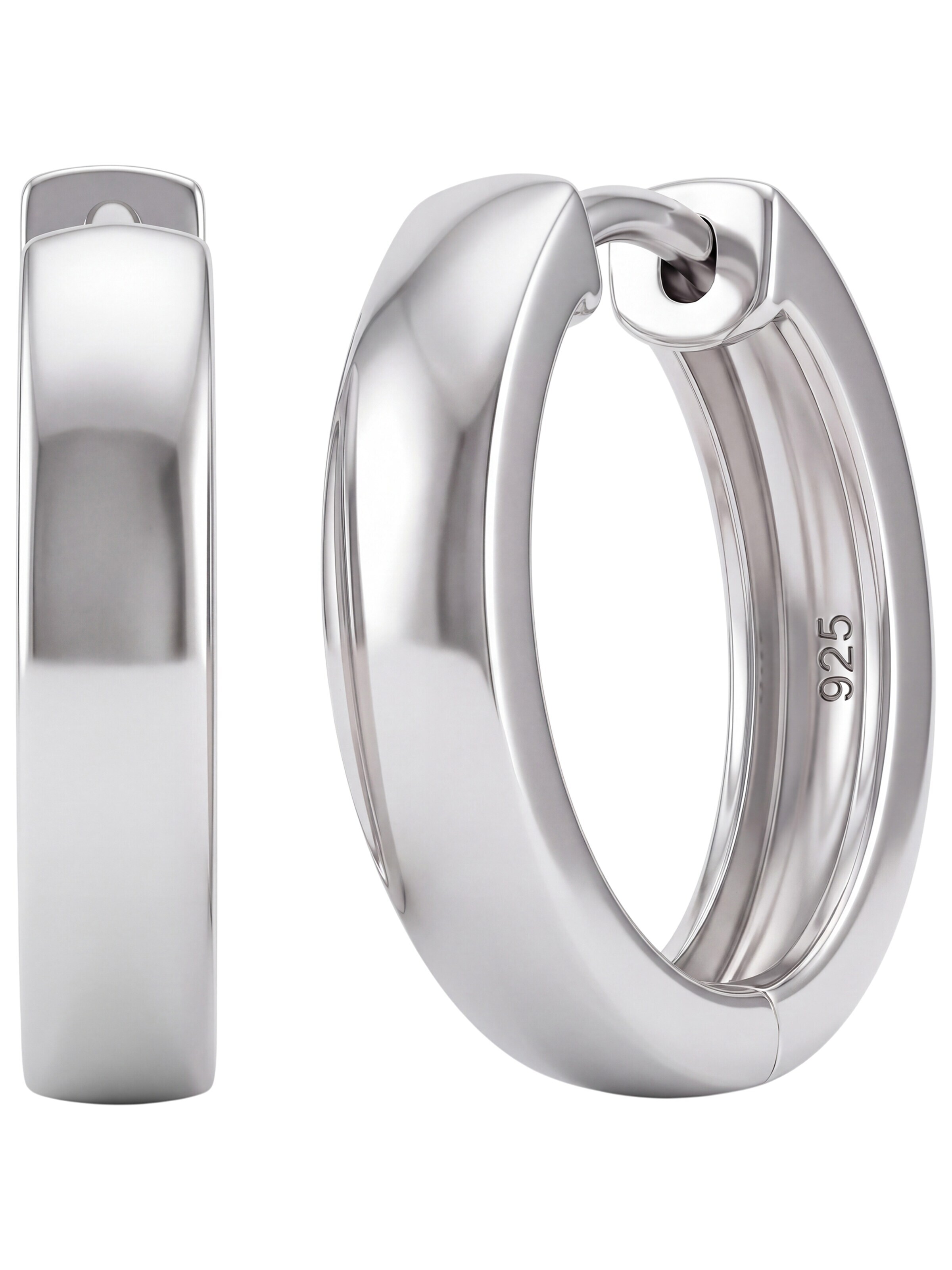 Jobo Earrings in Silver: front