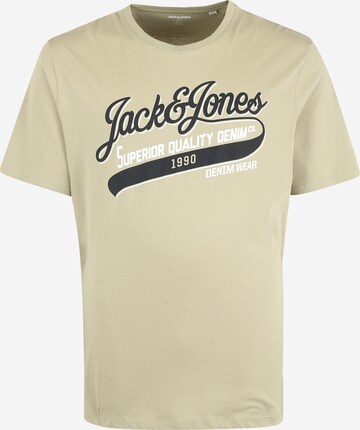 Maglietta di Jack & Jones Plus in verde: frontale