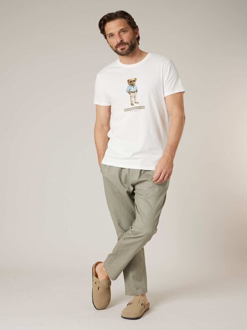 T-Shirt 'RICHBEAR' Deeluxe en blanc