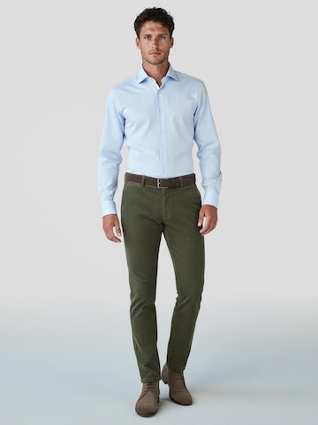 Profuomo Slim fit Button Up Shirt 'Sky Blue' in Blue: front