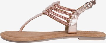 TAMARIS T-bar sandals in Pink