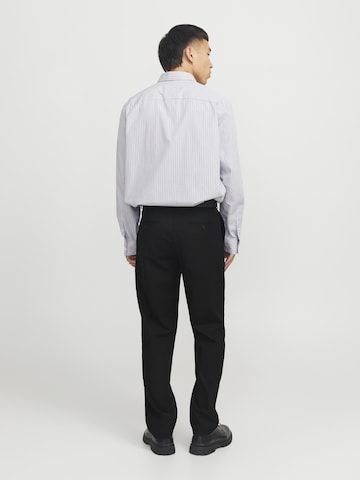 JACK & JONES - Regular Calças com vincos 'JPRTheo' em preto
