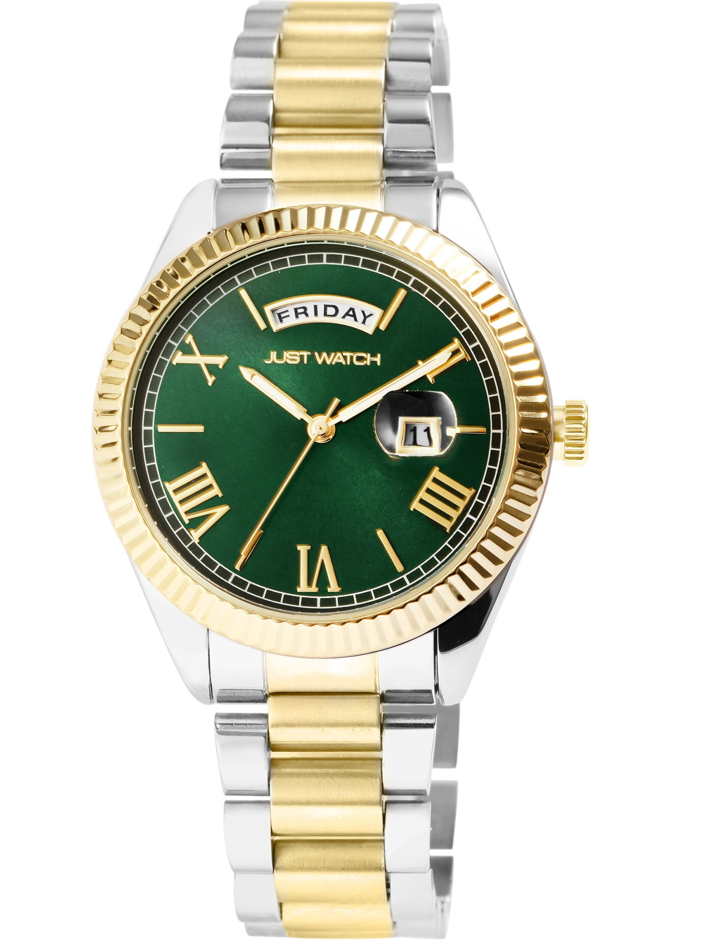 Just Watch Analog Watch 'Luka, Datumsanzeige' in Mixed colors