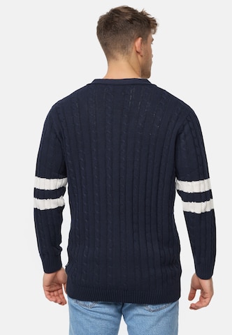 INDICODE JEANS Knit Cardigan ' INJose ' in Blue