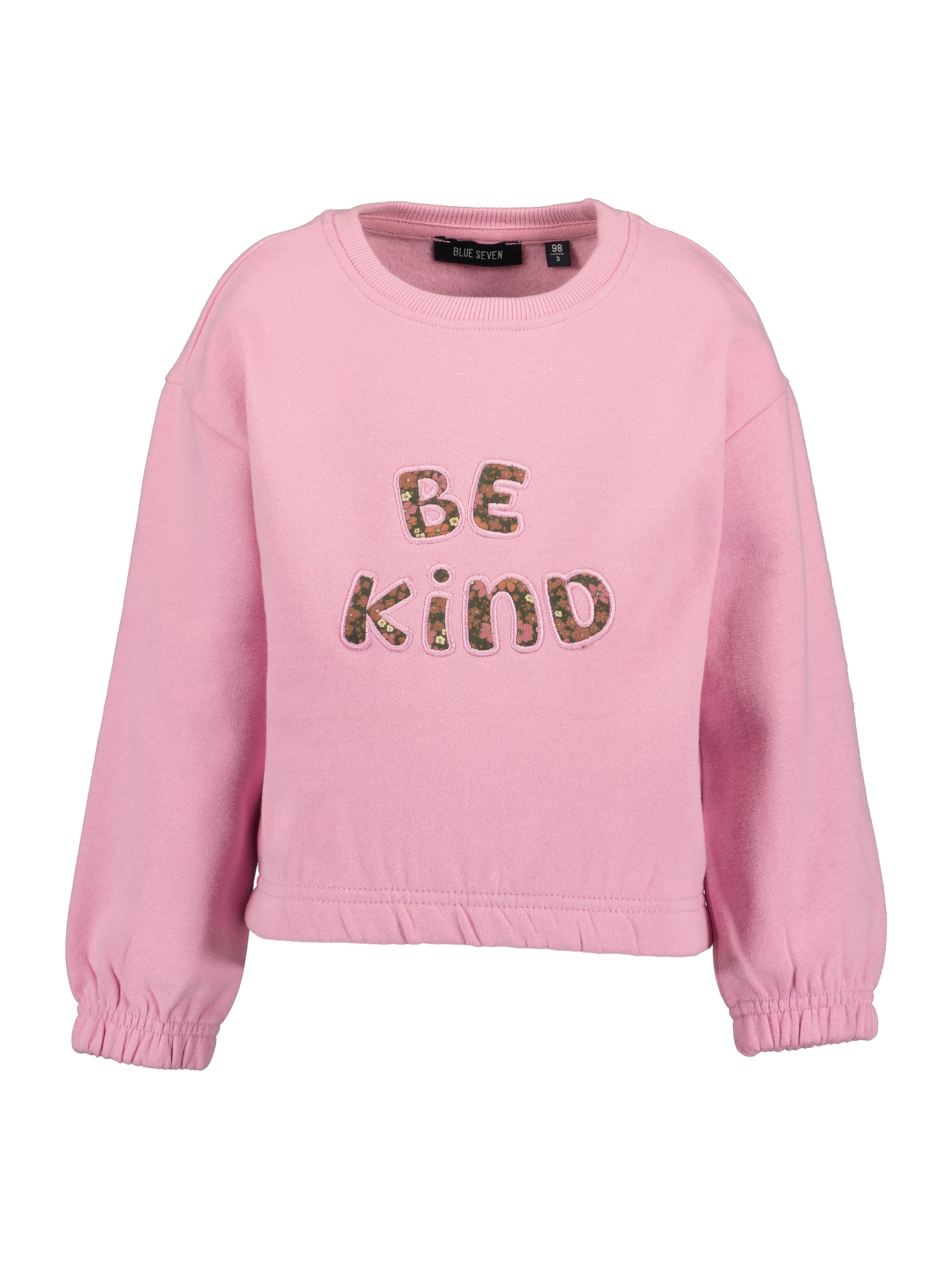 BLUE SEVENSweater majica - roza boja: prednji dio