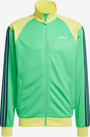 Giacca di felpa di ADIDAS ORIGINALS in verde: frontale