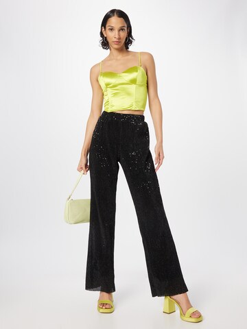 Wide Leg Pantalon 'Jona' Neo Noir en noir