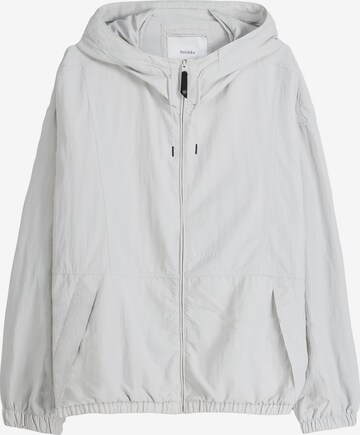 Bershka Between-Season Jacket in Grey: front