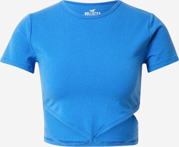 T-shirt HOLLISTER en bleu : devant