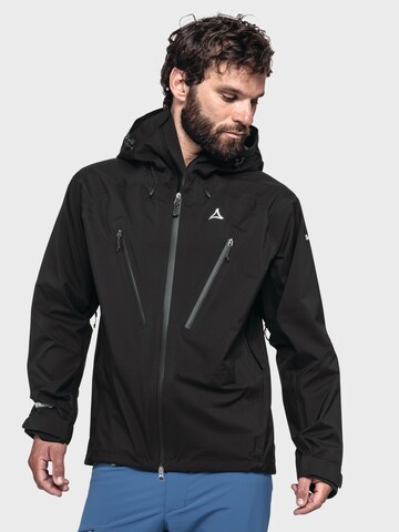Veste outdoor 'Blaueis' Schöffel en noir : devant