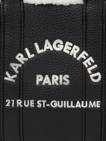 Karl Lagerfeld - Bolso de mano 'Rue St-Guillaume' en negro