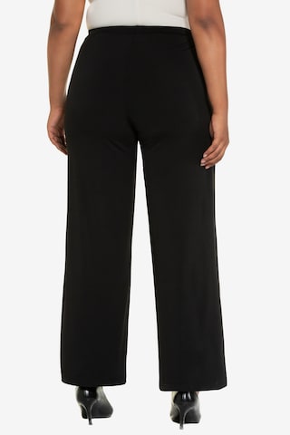 Ulla Popken Wide leg Broek in Zwart