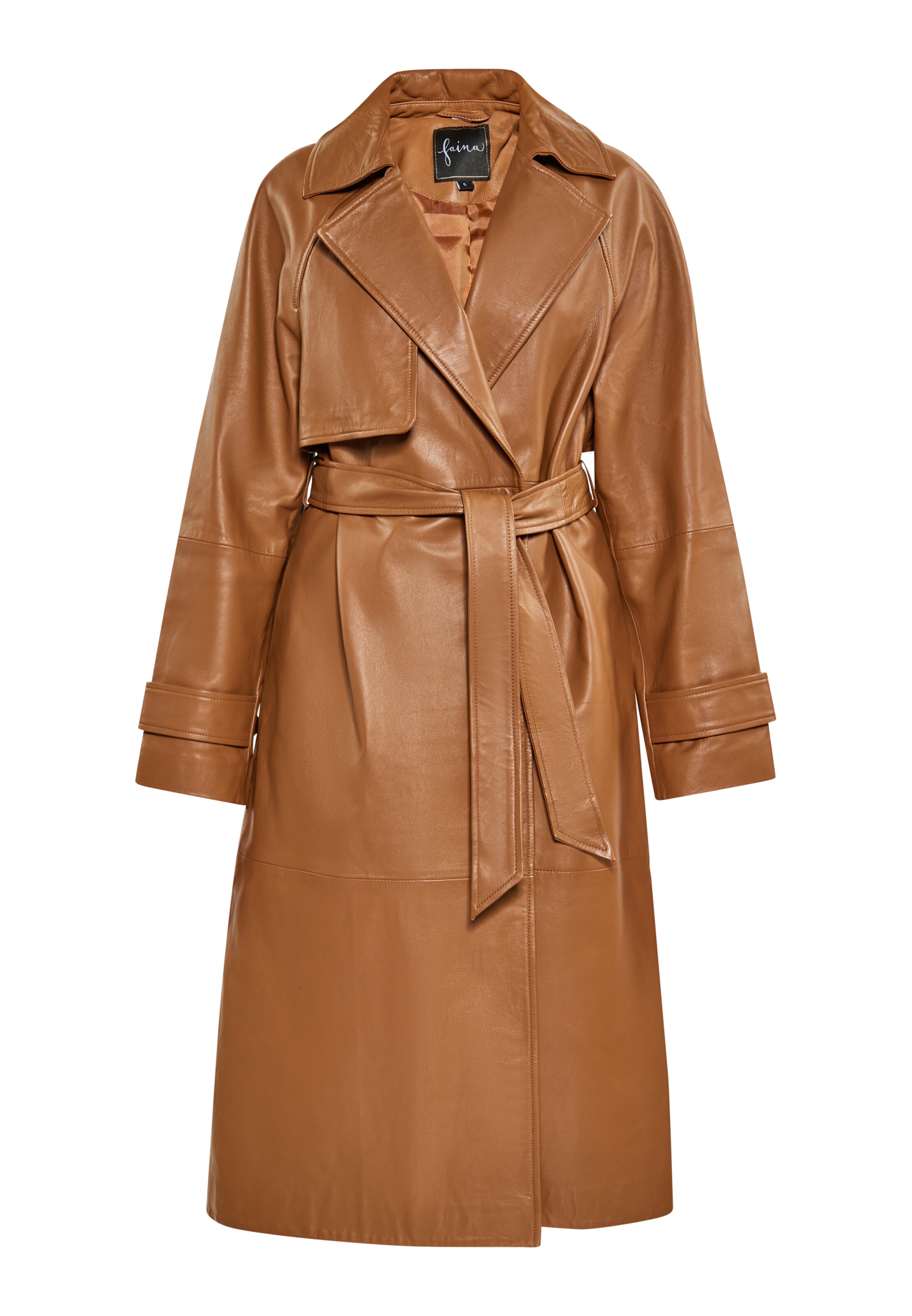 Palton de primăvară-toamnă de la faina pe maro: față