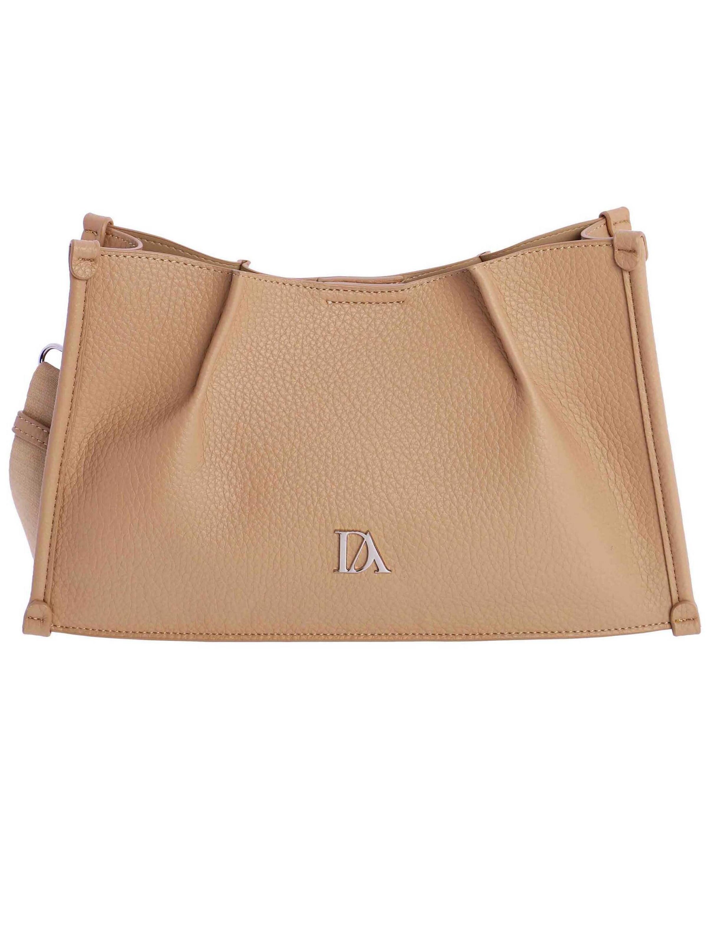 Don Algodon - Bolso de hombro 'Olimpia' en beige: frente