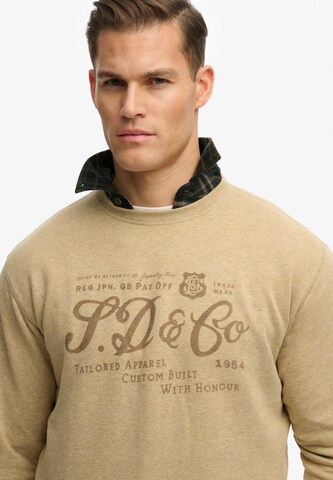 Sweat-shirt Superdry & Co en beige