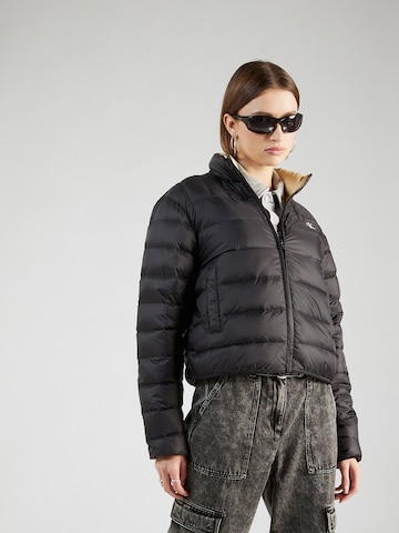 Calvin Klein Jeans Φθινοπωρινό και ανοιξιάτικο μπουφάν σε μαύρο: μπροστά