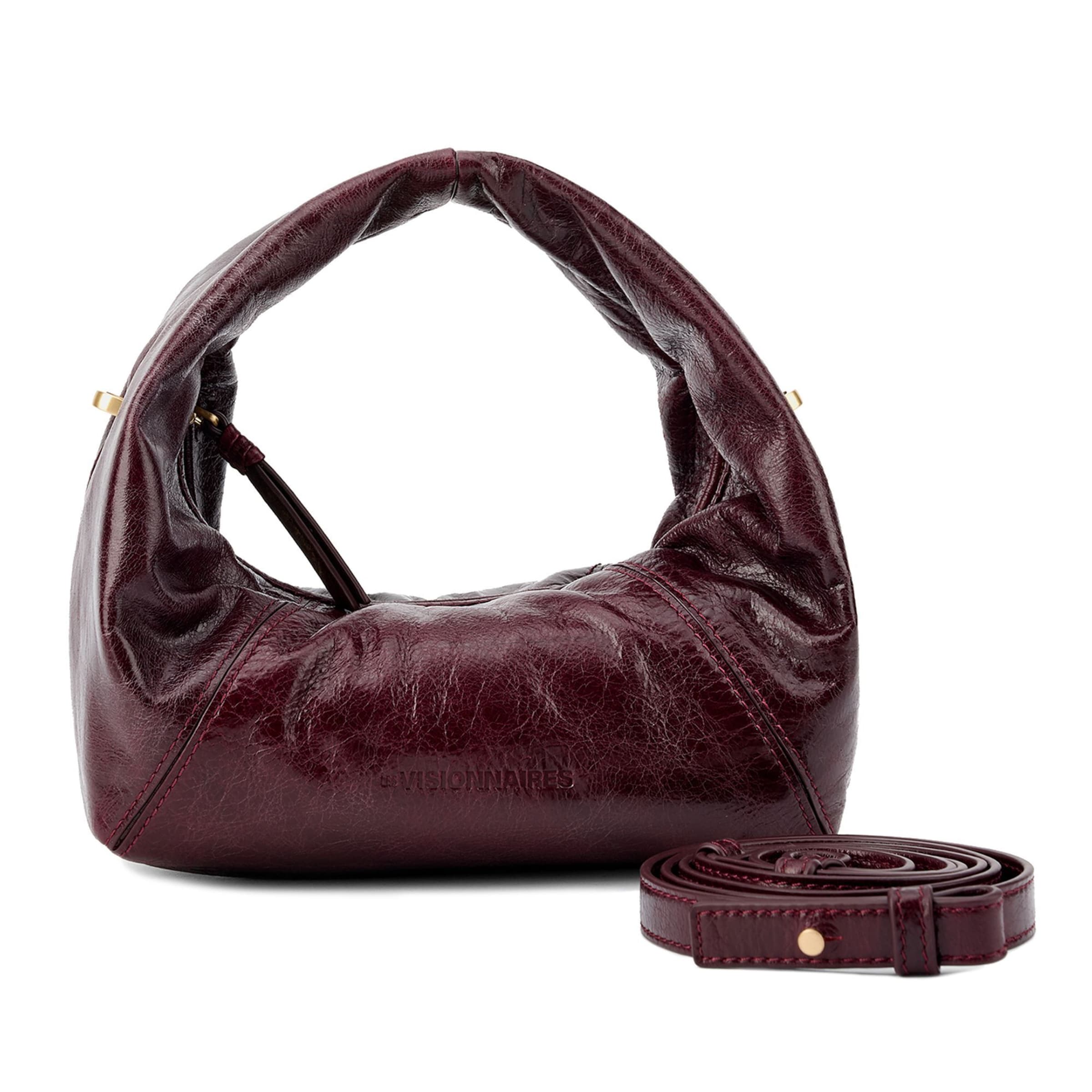 Les Visionnaires Schultertasche 'Greta' in Rot: Vorderseite