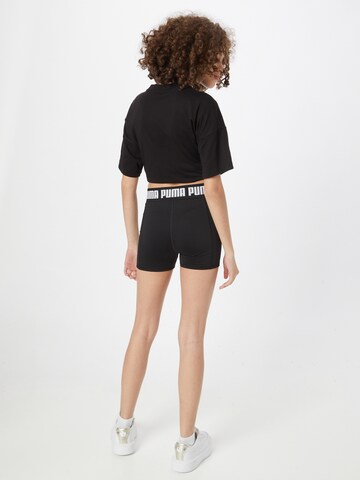 PUMA Skinny Sportbroek in Zwart