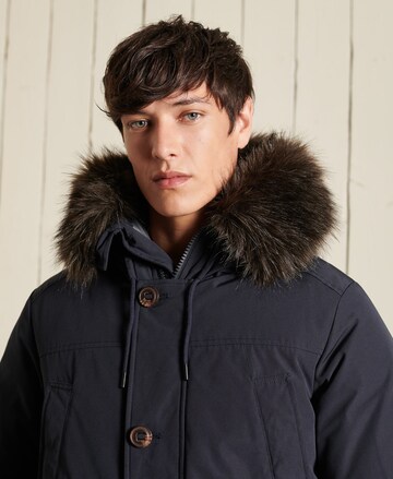 Superdry Winter Parka 'New Rookie' in Blue
