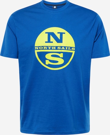 North Sails T-shirt i blå: framsida