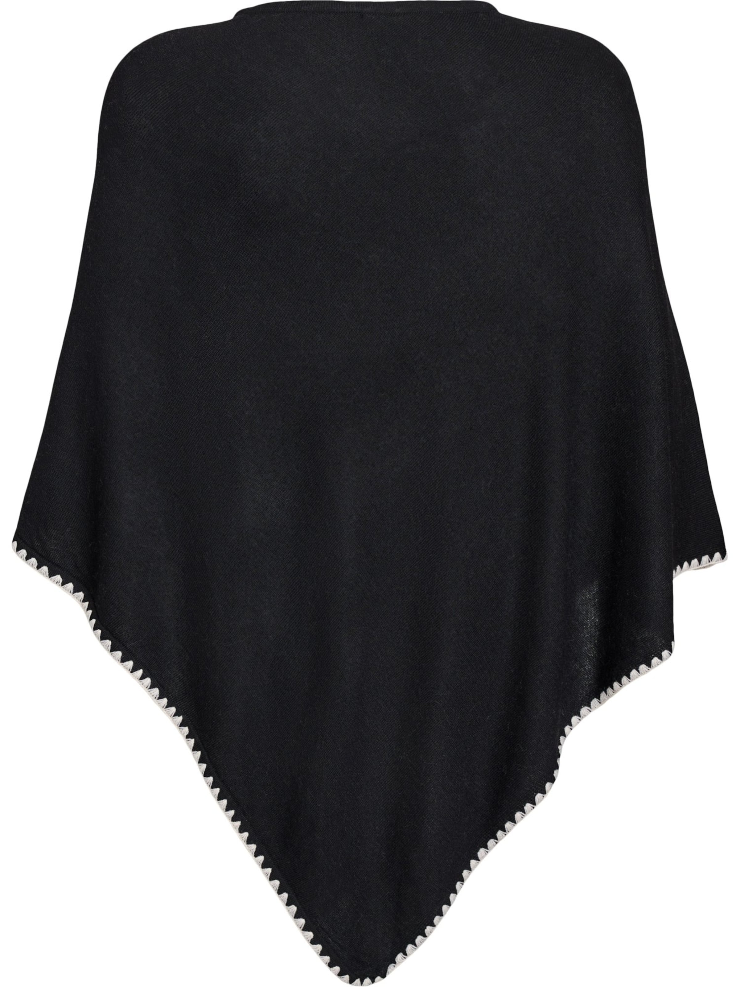 Zizzi Pelerína 'Caautumn' - Čierna: predná strana